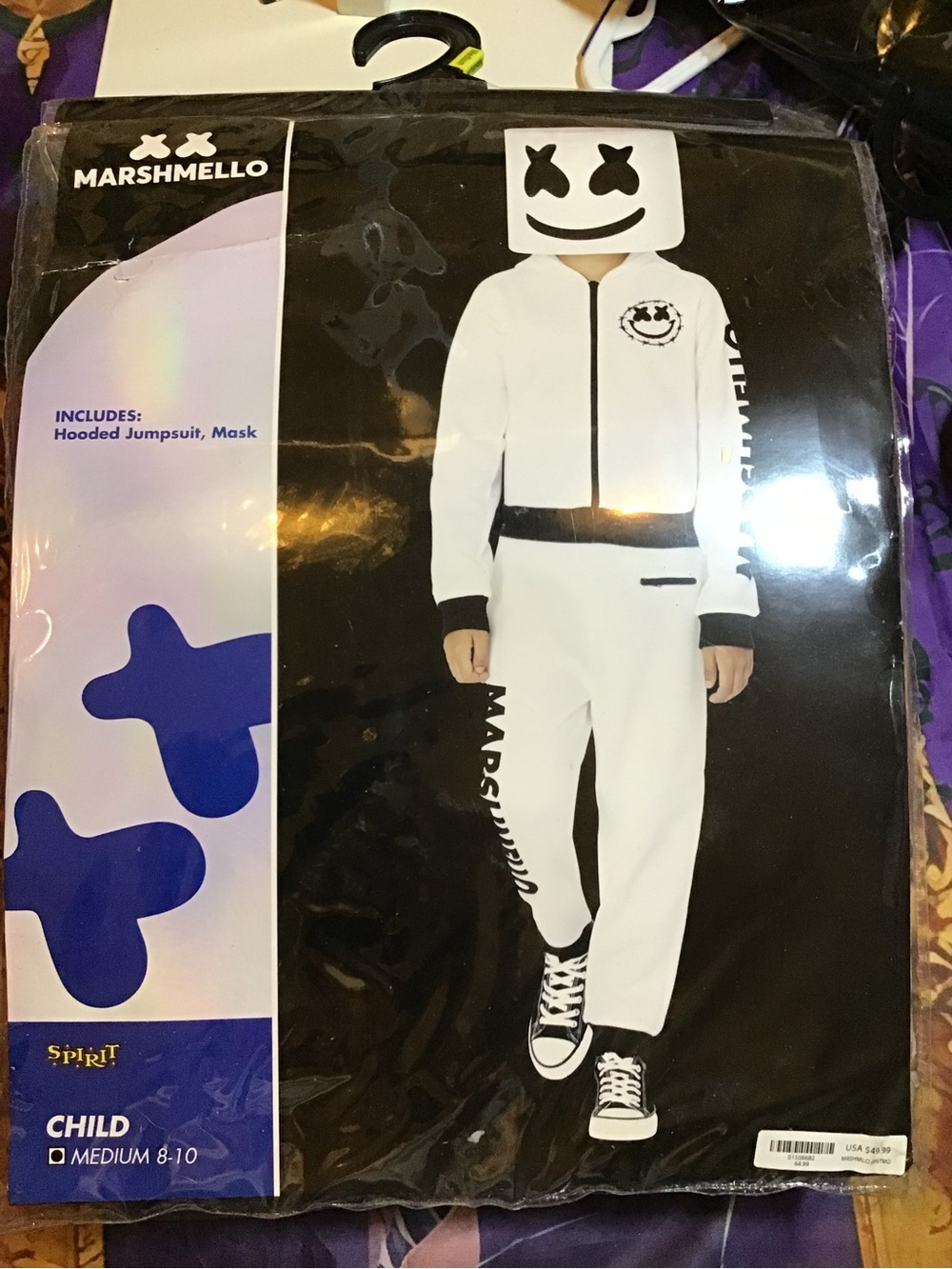Marshmellow child costume size medium 8-10